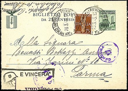 REPUBBLICA SOCIALE ITALIANA  - Catalogo Catalogo di vendita su offerte - Studio Filatelico Toselli