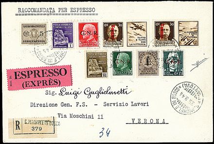 REPUBBLICA SOCIALE ITALIANA  - Catalogo Catalogo di vendita su offerte - Studio Filatelico Toselli
