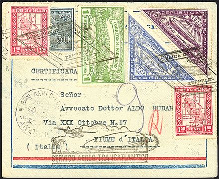 ZEPPELIN - PARAGUAY  - Catalogo Catalogo di Vendita su offerta - Studio Filatelico Toselli