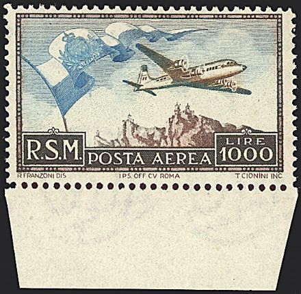 SAN MARINO Posta aerea  - Catalogo Catalogo a Prezzi Netti - Studio Filatelico Toselli