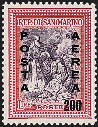 SAN MARINO Posta aerea  - Catalogo Catalogo di Vendita su offerta - Studio Filatelico Toselli