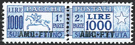 TRIESTE A Pacchi postali  - Catalogo Catalogo di Vendita su offerta - Studio Filatelico Toselli