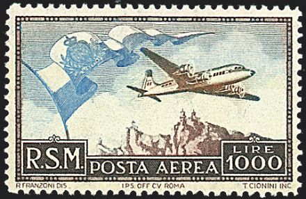 SAN MARINO Posta aerea  - Catalogo Catalogo a Prezzi Netti - Studio Filatelico Toselli