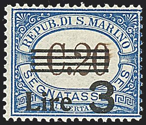 SAN MARINO Segnatasse  - Catalogo Catalogo a Prezzi Netti - Studio Filatelico Toselli