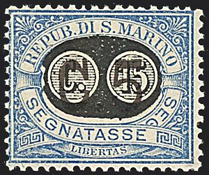 SAN MARINO Segnatasse  - Catalogo Catalogo a Prezzi Netti - Studio Filatelico Toselli