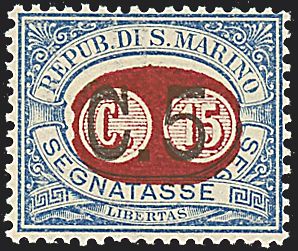 SAN MARINO Segnatasse  - Catalogo Catalogo a Prezzi Netti - Studio Filatelico Toselli