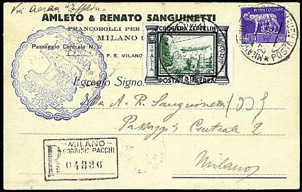 ZEPPELIN - ITALIA  - Catalogo Catalogo di Vendita su offerta - Studio Filatelico Toselli