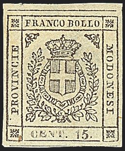 ANTICHI STATI ITALIANI - MODENA - Governo Provvisorio  - Catalogo Catalogo di Vendita su offerta - Studio Filatelico Toselli