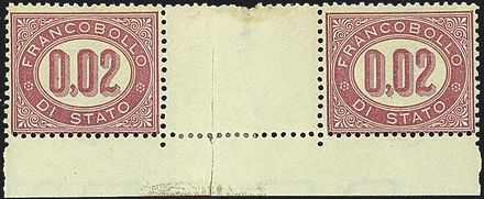ITALIA REGNO Francobolli di servizio  - Catalogo Catalogo di Vendita su offerta - Studio Filatelico Toselli