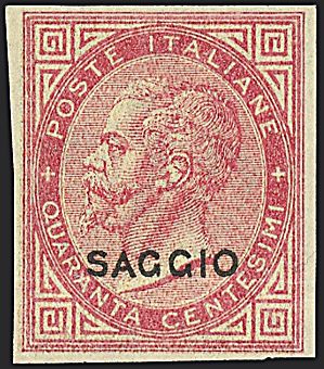 ITALIA REGNO Saggi  - Catalogo Catalogo di vendita su offerte - Studio Filatelico Toselli