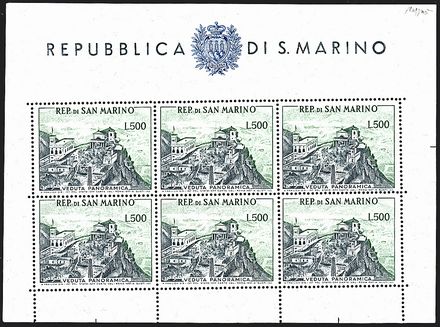 SAN MARINO Foglietti  - Catalogo Catalogo di vendita su offerte - Studio Filatelico Toselli