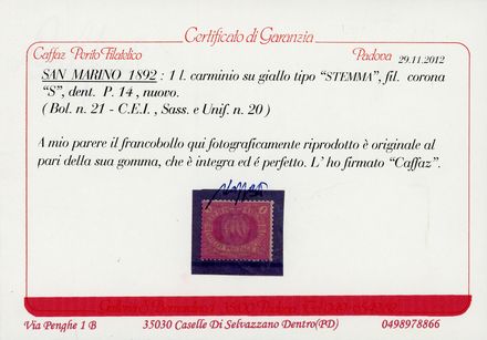 SAN MARINO  - Catalogo Catalogo Generale di Vendita su offerta - I - Studio Filatelico Toselli