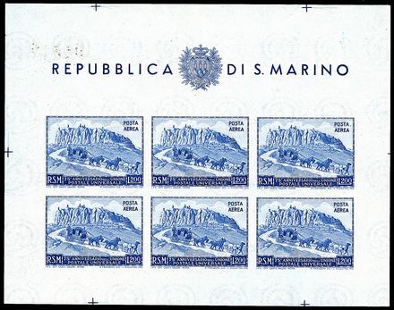 SAN MARINO Foglietti  - Catalogo Catalogo a Prezzi Netti - Studio Filatelico Toselli