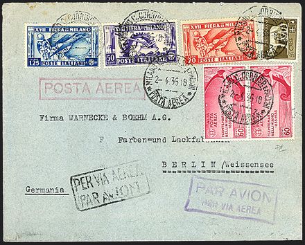 ITALIA REGNO Posta aerea  - Catalogo Catalogo Generale di Vendita su offerta - I - Studio Filatelico Toselli