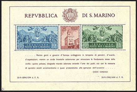 SAN MARINO Foglietti  - Catalogo Catalogo a Prezzi Netti - Studio Filatelico Toselli