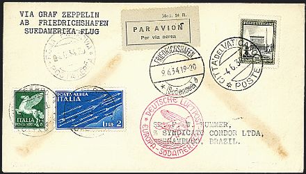 ZEPPELIN - VATICANO  - Catalogo Catalogo di Vendita su offerta di Posta Aerea - II - Studio Filatelico Toselli