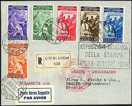 ZEPPELIN - VATICANO  - Catalogo Catalogo di Vendita su offerta di Posta Aerea - II - Studio Filatelico Toselli