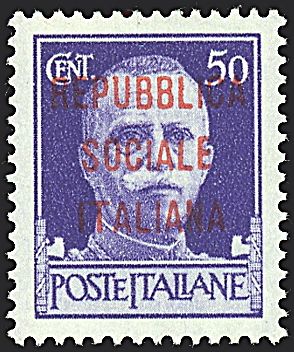 REPUBBLICA SOCIALE ITALIANA  - Catalogo Catalogo a Prezzi Netti - Studio Filatelico Toselli