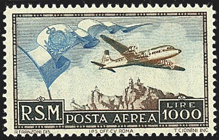 SAN MARINO Posta aerea  - Catalogo Catalogo a Prezzi Netti - Studio Filatelico Toselli