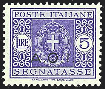 COLONIE ITALIANE - AFRICA ORIENTALE ITALIANA - Segnatasse  - Catalogo Catalogo a Prezzi Netti - Studio Filatelico Toselli