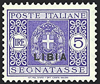 COLONIE ITALIANE - LIBIA - Segnatasse  - Catalogo Catalogo a Prezzi Netti - Studio Filatelico Toselli