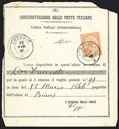 ITALIA REGNO  - Catalogo Catalogo di vendita su offerta - Studio Filatelico Toselli