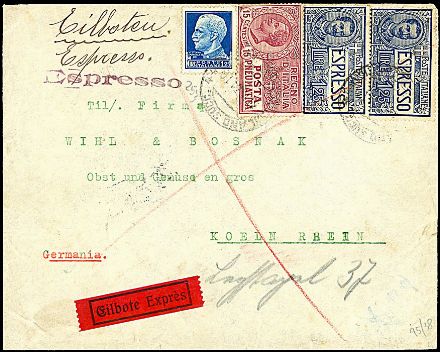 ITALIA REGNO Posta Pneumatica  - Catalogo Catalogo di vendita su offerta - Studio Filatelico Toselli