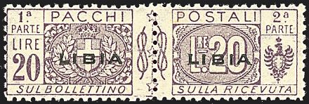 COLONIE ITALIANE - LIBIA - Pacchi postali  - Catalogo Catalogo di vendita su offerte ON-LINE - Studio Filatelico Toselli
