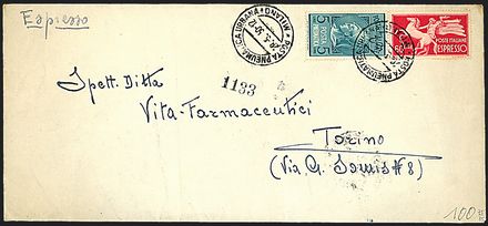 ITALIA REPUBBLICA Posta Pneumatica  - Catalogo Catalogo di vendita su offerte ON-LINE - Studio Filatelico Toselli