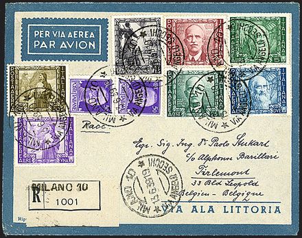 ITALIA REGNO Posta aerea  - Catalogo Catalogo di vendita su offerte - Studio Filatelico Toselli