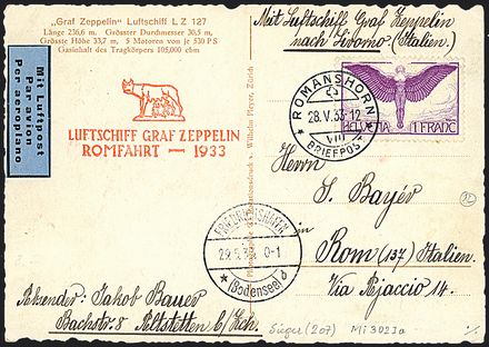 ZEPPELIN - SVIZZERA  - Catalogo Catalogo di vendita su offerte - Studio Filatelico Toselli