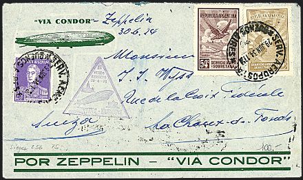 ZEPPELIN - ARGENTINA  - Catalogo Catalogo di vendita su offerte - Studio Filatelico Toselli