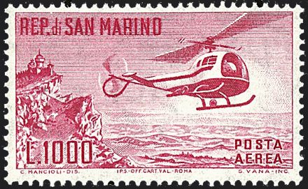 SAN MARINO Posta aerea  - Catalogo Catalogo di vendita su offerte ON-LINE - Studio Filatelico Toselli
