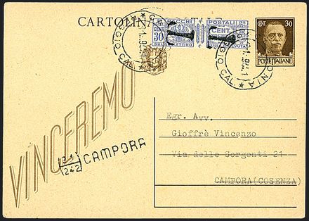 ITALIA REGNO Cartoline  - Catalogo Catalogo di vendita su offerte - Studio Filatelico Toselli