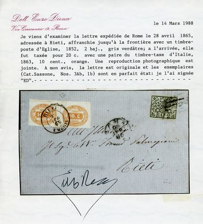 ITALIA REGNO Segnatasse  - Catalogo Catalogo di vendita su offerta - Studio Filatelico Toselli