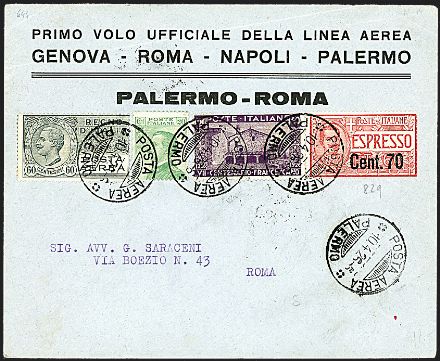 POSTA AEREA  - Catalogo Catalogo di vendita su offerte - Studio Filatelico Toselli