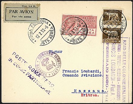 POSTA AEREA  - Catalogo Catalogo di vendita su offerte - Studio Filatelico Toselli