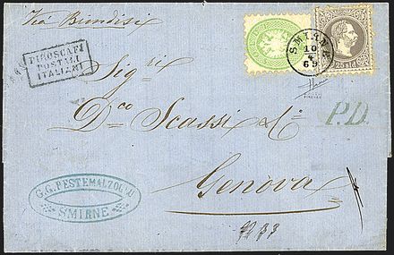 ANTICHI STATI ITALIANI - LOMBARDO VENETO - Levante Austriaco  - Catalogo Catalogo di vendita su offerte - Studio Filatelico Toselli