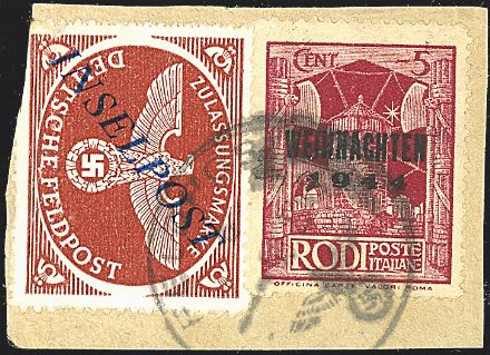 OCCUPAZIONI STRANIERE DELLE COLONIE - EGEO - Occupazione Tedesca  - Catalogo Catalogo di vendita su offerte - Studio Filatelico Toselli
