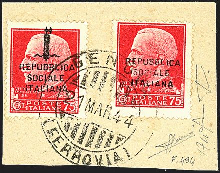 REPUBBLICA SOCIALE ITALIANA  - Catalogo Catalogo di vendita su offerte - Studio Filatelico Toselli