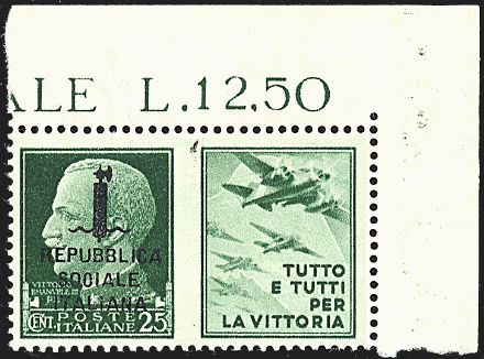 REPUBBLICA SOCIALE ITALIANA Propaganda di guerra  - Catalogo Catalogo di vendita su offerte ON-LINE - Studio Filatelico Toselli