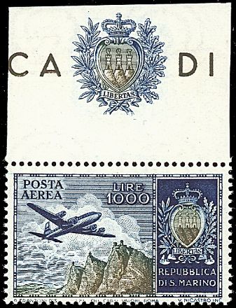 SAN MARINO Posta aerea  - Catalogo Catalogo di vendita su offerte - Studio Filatelico Toselli