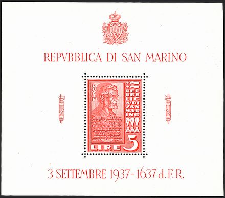 SAN MARINO Foglietti  - Catalogo Catalogo di Vendita su offerta - Studio Filatelico Toselli