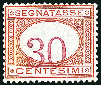 ITALIA REGNO Segnatasse  - Catalogo Catalogo di vendita su offerte - Studio Filatelico Toselli