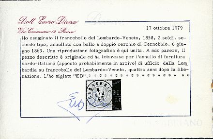 ANTICHI STATI ITALIANI - LOMBARDO VENETO  - Catalogo Catalogo di vendita su offerte - Studio Filatelico Toselli