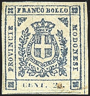 ANTICHI STATI ITALIANI - MODENA - Governo Provvisorio  - Catalogo Catalogo di vendita su offerte - Studio Filatelico Toselli