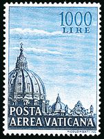 VATICANO  Posta aerea