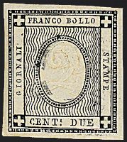 ANTICHI STATI ITALIANI SARDEGNA Francobolli per stampati