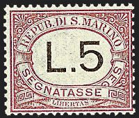 SAN MARINO  Segnatasse