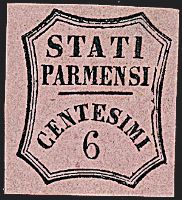 ANTICHI STATI ITALIANI PARMA Segnatasse per giornali